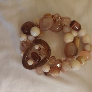 Silpada 3 Strand stretch bracelet
